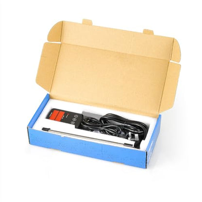 500W Titanium Aquarium Heater, Submersible Fish Tank Heater with Digital Display Temperature Controller, 0℃-40℃ Adjustable, Fast Heating for 65~95 Gal Saltwater Reef Fish Tank, MX-9016(500W) - size: 500W