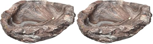 Fluker's Repta Bowl, Food and Water Bowl for Reptiles and Small Animals, Medium 6" (Pack of 2) - size: Medium (Pack of 2)