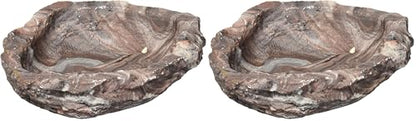 Fluker's Repta Bowl, Food and Water Bowl for Reptiles and Small Animals, Medium 6" (Pack of 2) - size: Medium (Pack of 2)