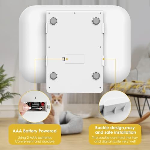 Puppy Scale for Whelping Dogs, Capacity up to 33lbs, Accuracy 1g/0.035oz, Unit g/kg/lb/oz/tl/ml, Yellow, Suitable for Kitten Puppy Rabbit Snake Cats and Small Dogs - color: Yellow