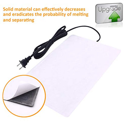 Aiicioo Reptile Heating Pad - 6x8Inch Hermit Crab Heater Heat Mat for Reptiles Snake Lizard Terrarium 8 Watt 2Pack