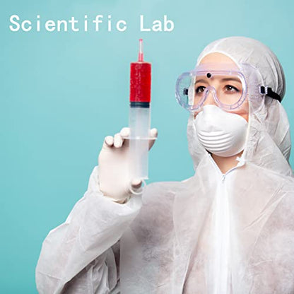 500ml Large Syringe, Plastic Syringe for Scientific Labs, Watering, Refilling (Individual Wrap)