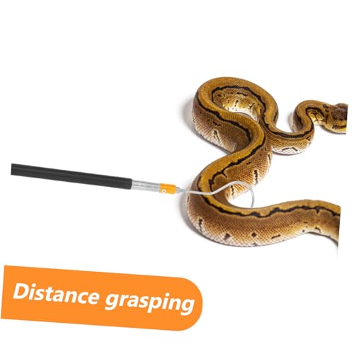 Snake Hook, 61" Snake Reptile Catcher Stick Pole Handling Tool Kit for Rattlesnakes Python Copperhead Removal Catching