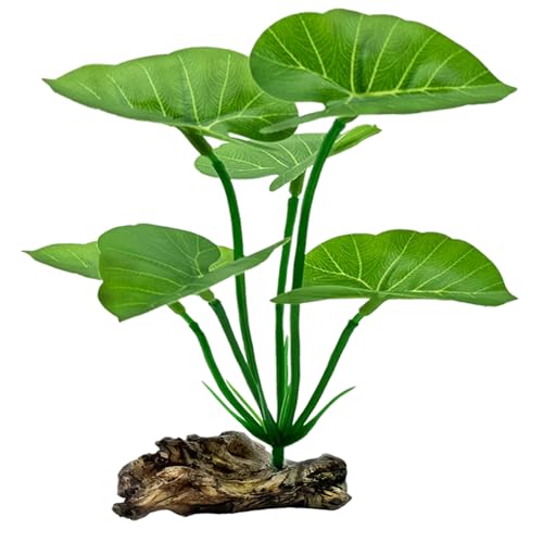 Aquarium Plants Soft Betta Fish Tanks Decor 6-in Aquarium Decorations | Safe Fish Tanks Plants Silk Fish Tank Decorations Accessories, Betta Hammock, Goldfish Bowl Decor & Reptile Plants Driftwood - color: B (1-pack)