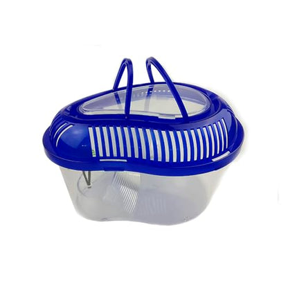 OMEM Portable Reptile House Terrarium Habitat Clear and Breathable (Medium) - size: Medium