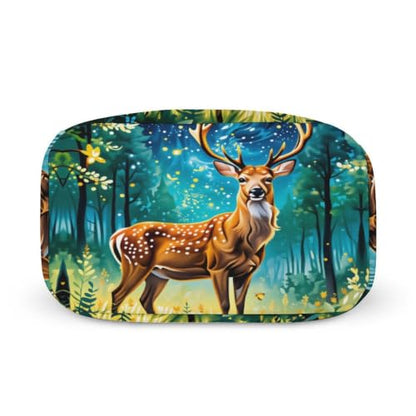 Starry Night Deer Lunch Bag for Women Men | Insulated Lunch Box Leakproof Food Meal Containers Reusable Foldable 6L Capacity Lunch Tote Bags for Work Picnic Travel - color: style-17