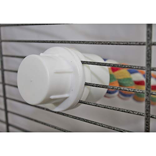 34 Inch Flex Rope (Large) - Bendable Fun Climbing Perch Cage Accessory Toy - Sugar Gliders, Squirrels, Degus, Marmosets, Monkeys, Parrots, Birds, Rats & Other Small Animals (Pack of 2) - size: Large (Pack of 2)