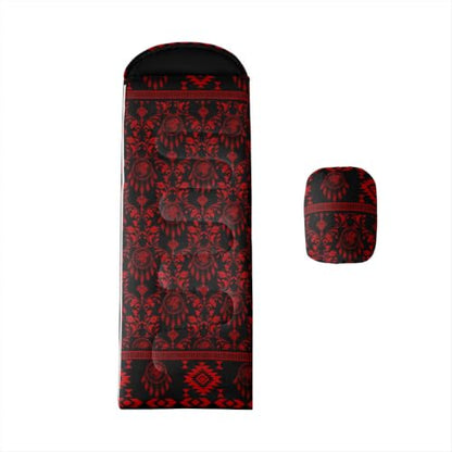 Erosebridal Hawk Moth Sleeping Bags Adults Cold Weather Aztec Backpacking Camping Blanket Hiking Sleeping Wrap Sleep Bag - color: Red Dragon Dream Catchers