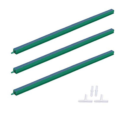 Fish Tank Air Bubble 3-Piece Air Stone Bars for Aquarium,16 inch | Air Stone Bar Hydroponics with Connectors - size: 16 inch 3 pcs