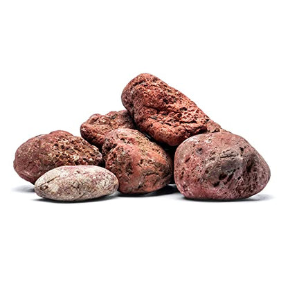Natural Stone for Aquarium, Terrarium, Paludarium, Reptile Enclosures - Set of Decorative Rocks for Landcapes, Aquascaping, Fish Tank Decor (Blood Stone, 5 Pounds)