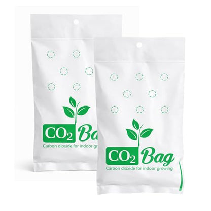 CO2BAG® M 2-Pack - Natural CO2 Generator for Grow Tents & Greenhouses | Value Bundle for Double Coverage | Boosts Plant Growth, Yield & Harvest Speed | Organic Hydroponic Supplement | Maintenance-Free - size: Medium, 2-Pack