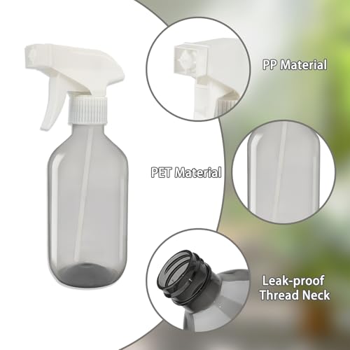 2 Pack 10oz/300ml Spraying Bottles, Adjustable Spray Bottles with Mist and Stream Modes for Hair, Gardening and Cleaning