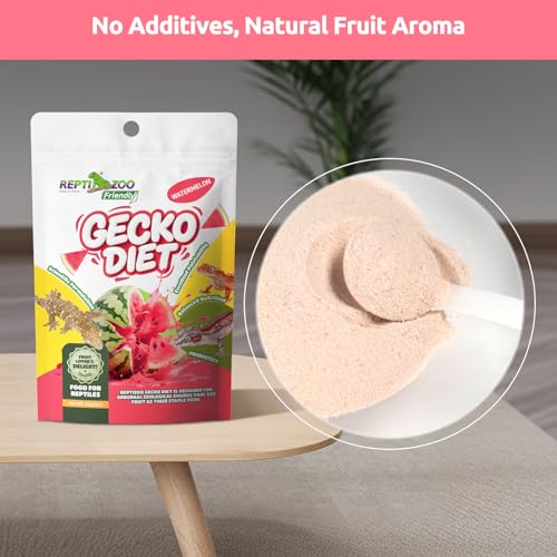 Gecko Food, Fruit Mix Insects Gecko Diet with Watermelon 2 oz