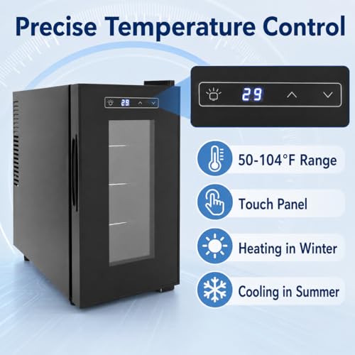 Cabinet Incubators for Hatching Eggs, 23L Scientific Lab Incubator Reptile Egg Incubator for Hatching Chicks, Reptile Incubator Cooling and Heating 10-40°C Temperature Control for Turtle Lizard Snake
