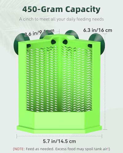 Pawfly Reptile Feeder Bowl - Escape-Proof Corner Hunting Dish, Wall-Mounted Insect Feeder for Bearded Dragons, Chameleons, Geckos, Frogs & Lizards with Suction Cups - color: Corner Mounted Feeding Dish, size: Large