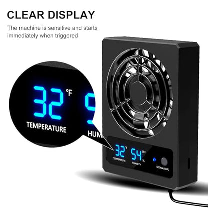 Reptiles Cooling Fan for Terrariums Low Chiller Air Coolers Humidity Reducer Chiller Automatic Control Reptiles Habitat Improvement - color: D