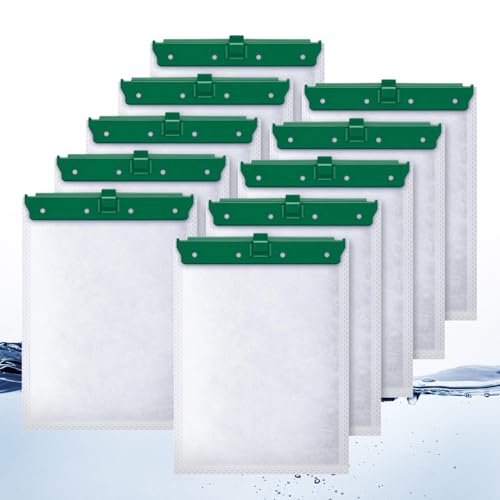10 Count Medium Filter Cartridges Compatible with Whisper Bio Bag Filters | Large Aquarium Filter Cartridge for Whisper 10i/IQ10/PF10 and Repto Filter 90 GPH - size: M-10Pack