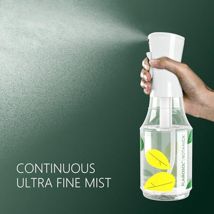 FLAIROSOL BOTANICA Continuous Plant Mister, 24oz/700ml, Leakproof | Continuous ultra fine mist for flowers, gardening & houseplants, leakproof, refillable mist sprayer