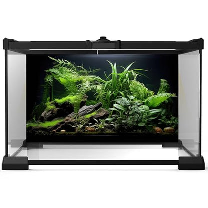 Aquarium Background Freshwater Green Plants Fish Tank Background Aquatic Underwater Sea Grass Terrarium Backgrounds Wood Root Rock with Moss Jungle Style Fish Tank Backgrounds Poster Wallpaper 24x12in - color: Pure Green, size: 24(W)x12(H)inches/ 60(W)*30