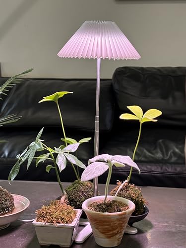 MiniSun Deco Origami Style LED Plant Grow Light with Floor Stand Base, Adjustable Brightness Full Spectrum for Indoor Plants, 1 Pack(Light for Plant Growth) - style: Base stand+ Soil plug 1pack