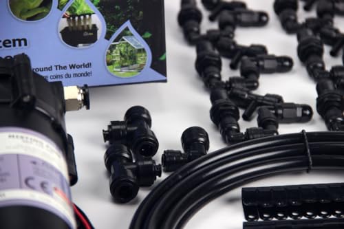 MistKing – Advanced Misting System (3/8” Backbone), 5th Gen | Used by Zoos, Institutions & Hobbyists | Expandable to 70 Nozzles | Fine Mist | 50 Micron Droplets | Upgraded Timer & Components | - style: Advanced