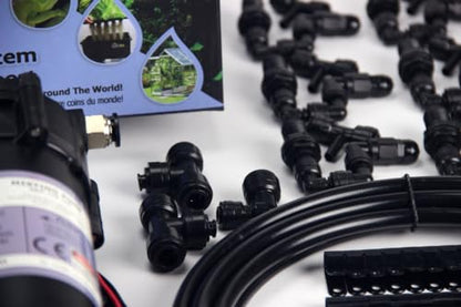 MistKing – Advanced Misting System (3/8” Backbone), 5th Gen | Used by Zoos, Institutions & Hobbyists | Expandable to 70 Nozzles | Fine Mist | 50 Micron Droplets | Upgraded Timer & Components | - style: Advanced