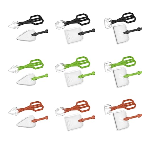 Reptiles Safe Feeding Tongs Clear Creature Catcher for Gentle Handling Ergonomic Grip Easy Maintenances Tool Creature Captures Tool