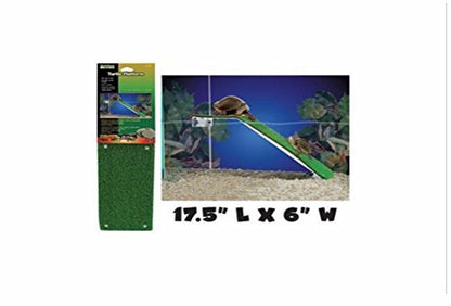 Penn-PLAX Reptology Turtle Basking Platform Ramp – Also Great for Frogs, Newts, Salamanders, and Axolotls – 17.5” x 6” - style: Turtle Ramp