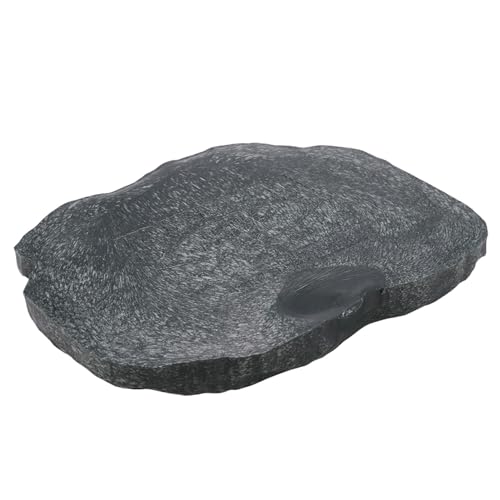 Reptile Water Dish, Resin Feeding Bowl for Tortoise | Made of durable resin, safe for snakes, lizards, iguanas, frogs, and other amphibians. Ideal for feeding and drinking.
