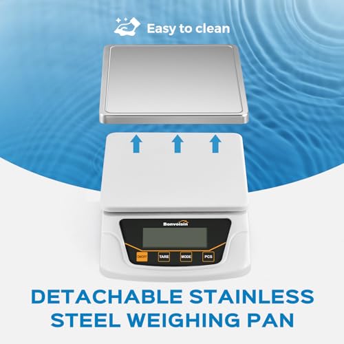 Digital Scale 0.1 Gram Accuracy Precision Lab Scale 6000g Scientific Digital Balance for Laboratory, Jewelry Weighing