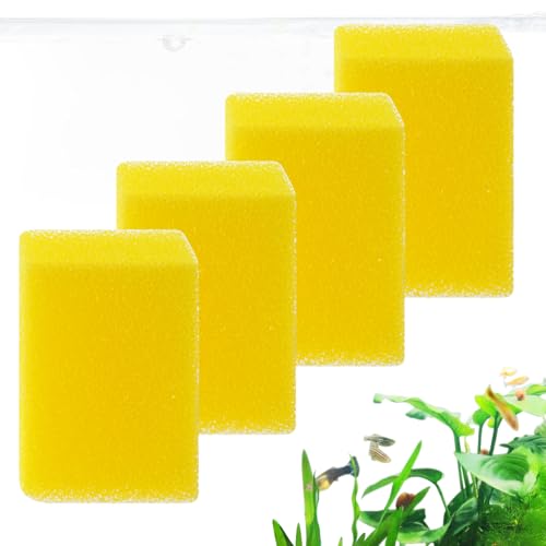 4PCS Aquarium Filter Sponge Replacement for 20W 315GPH Aquarium Filter, Aquarium Biochemical Sponges for Replacement - style: Filter media-20W