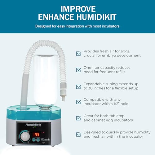 HumidiKit™ Automatic Humidity System with Digital Hygrostat for Incubators