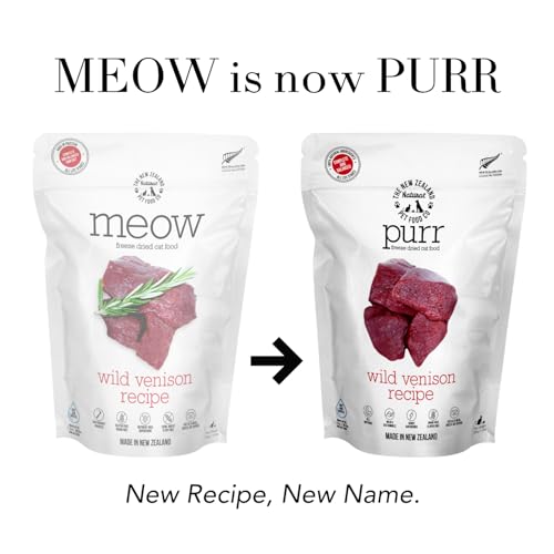 The New Zealand Natural Pet Food Co. Purr Wild Venison Freeze Dried Recipe - size: 9.9 Ounce (Pack of 1)