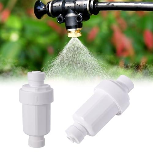 2 Pcs Misting System Filter 100 Mesh Calcium Inhibitor Filter | For 1/4 Tubing Quick Connect for Outdoor Cooling System Patio Outdoor Misting System, Prevent Blockage - size: 2pc-1/4 misting System Filter
