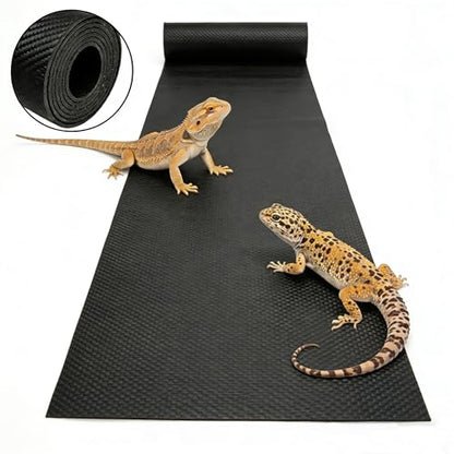 Reptile Tank Liner Non-Slip Washable Reptile Substrate - Easy Clean Custom Fit Terrarium Bedding for Snakes Geckos Lizards Tortoises Bearded Dragons - size: 79IN