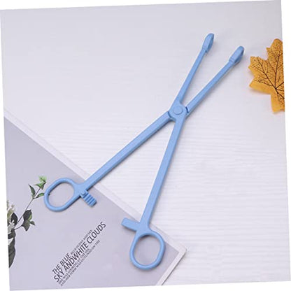 2pcs Plastic Reptile Poop Scoop Tool Tortoise Hamster Lizard Bird Waste Picker Lightweight Poop Pickup Clip for Easy Cleaning