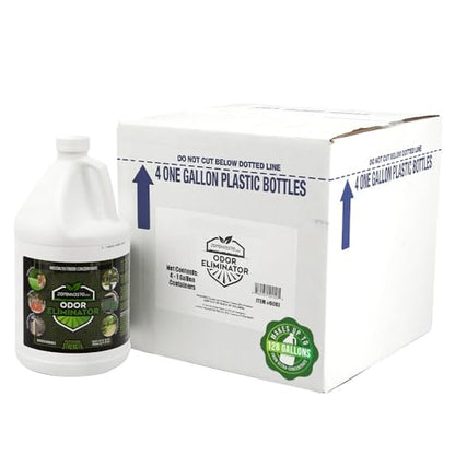 ZERO WASTE USA Odor Eliminator Ultra Concentrate - 4 Gallons | Commercial Strength Multi-Purpose Enzyme Cleaner - Eliminates odors from Any Organic Matter - Makes up to 128 Gallons - size: 128 Fl Oz (Pack of 4)