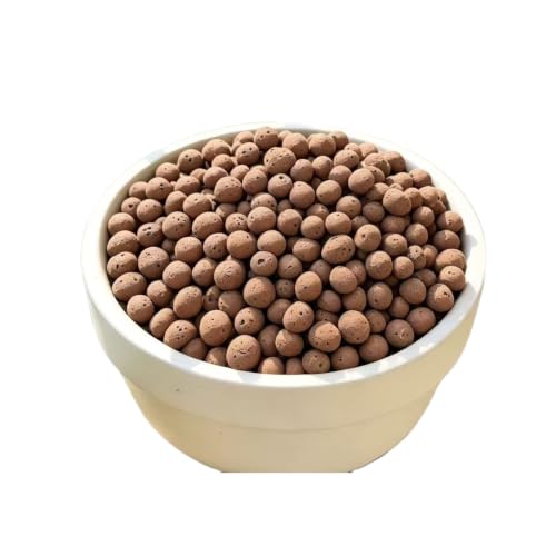 Premium Clay Pebbles Hydroponics Breathable Lightweight Ceramsite Pellets-12-19Mm-2 Lb - color: 2 lb, size: 12-19mm