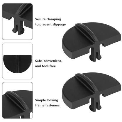 Enclosures Lid Clip Compatible with Exo Terra, for Terrariums and Animal Cages, Easy-Lock Frame Fastener(2Pcs)