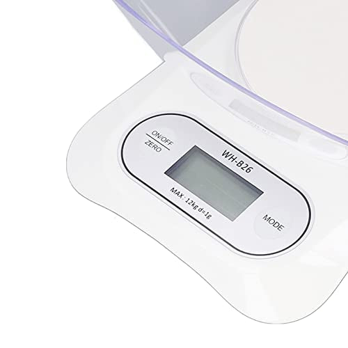 Digital Gram Scale, Small Jewelry Scale with Weighing Bowl and Insulated Silicone Mat, Gram Scale with USB Cable with Timer and Countdown Function, Digital Herb Scale for Food, Mini Reptiles