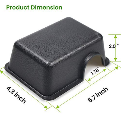 Reptile Hide Box Feel Secure and Safe Gecko Hide Durable Material Easy to Clean Snake Hide Box (Small Size)