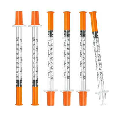 jeringas 1ml 31G 1/2" (12.7mm), Individually Wrapped, Pack of 100