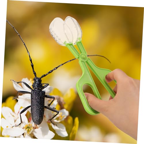 HANABASS Reptile Feeding and Cleaning Tool Durable Clamp for Efficient Poop Scooping and Insect Catching for Indoor and Outdoor Use with Safe Design