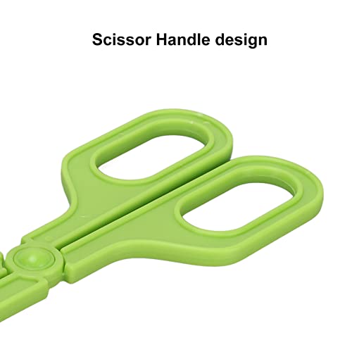 JTLB Reptile Feeding Clamp with Ventilated Poop Scoop Tool for Feeding and Cleaning, Suited for Tortoise, Lizard, Frog, Spider (Green) - color: Green