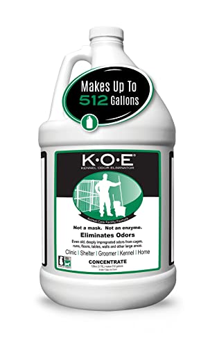 Thornell KOE Kennel Odor Eliminator Concentrate, Odor Eliminator for Strong Odors, Great for Cages, Runs, Floors & More, Pet Odor Eliminator for Home & Kennel w/Safe, Non-Enzymatic Formula, 128 oz - size: 128 Fl Oz