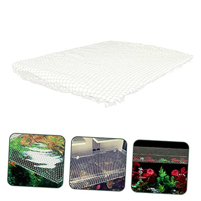 Kisangel Aquarium Escape Mesh Cover Tortoise and Fish Tank Netting for Preventing Pets from Jumping Out Breathable Fine Mesh Design - size: 45X25X0.1CM