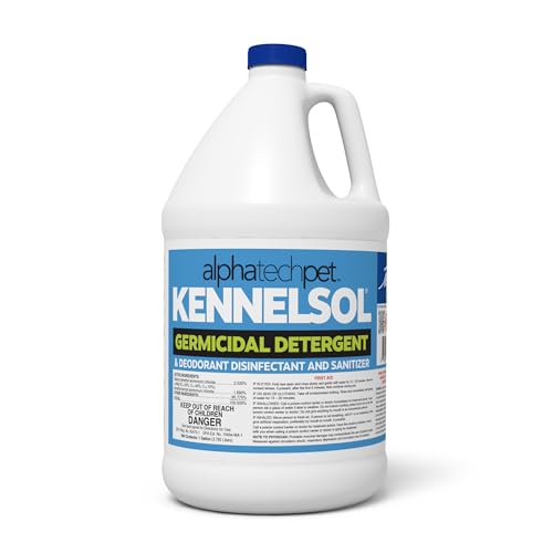 ATP KennelSol Disinfectant & Cleaner for Kennels, 128 fl oz, 1 ct | EPA-Registered, Concentrated Formula, Industrial Germicidal Detergent and Deodorizer for Shelters and Rescue Organizations - size: 128 Fl Oz (Pack of 1)