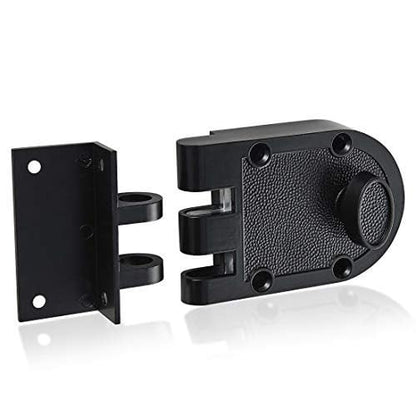 Jimmy Proof Deadbolt Lock with Keyed (Black) - color: Black