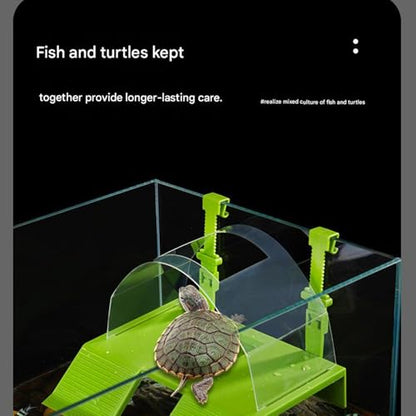 Basking Platform Reptiles Tanks Ladder Climbing Fish Tanks Habitat Float Islands Aquariums Accessories Aquariums Accessories Realistic Turtle Climbing Ramps and Sunning Turtle Basking Platform Dock