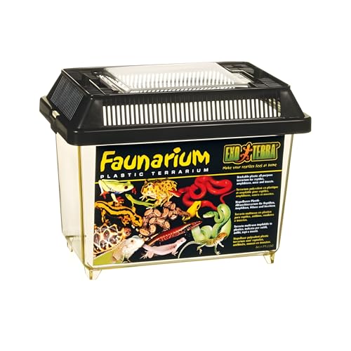 Exo Terra Faunarium, Plastic Reptile Terrarium, Large, PT2265 - size: Large